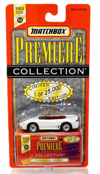 1:64 Matchbox Premiere Drop Tops - Mitsubishi Spyder (White)