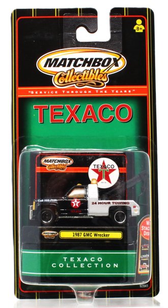 1:64 Matchbox Premiere Texaco Collection - 1987 GMC Wrecker *** Loose Rubber Bands ***