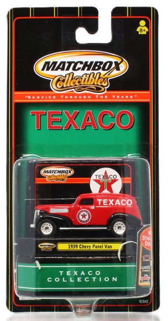 1:64 Matchbox Premiere Texaco Collection - 1939 Chevy Panel Van *** Loose Rubber Bands ***