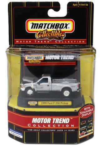 1:64 Matchbox Motor Trend - 1999 Ford F-350 Pickup Truck *** Bad Box ***