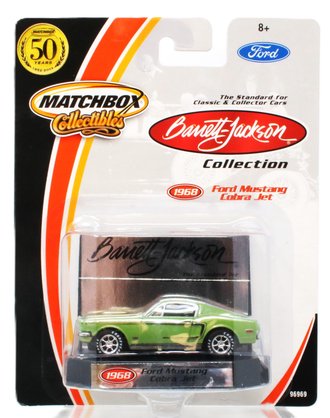 1:64 Matchbox Barrett Jackson - 1968 Ford Mustang Cobra Jet (Green)