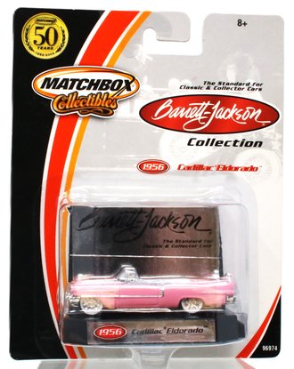 1:64 Matchbox Barrett Jackson - 1956 Cadillac Eldorado (Light Pink)