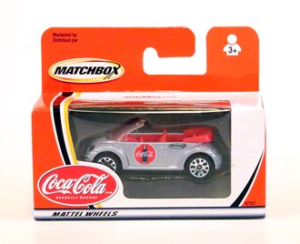 1:64 Coca-Cola - Concept 1 Beetle (Silver)
