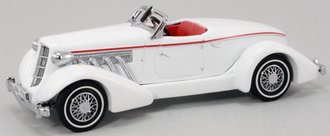 1935 Auburn 851 Supercharged Speedster (White)