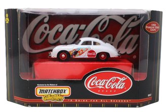 Coca-Cola 1958 Porsche 356 A Coupe *** Box Shelf Wear *** Coca-Cola 1958 Porsche 356 A Coupe *** Box Shelf Wear ***