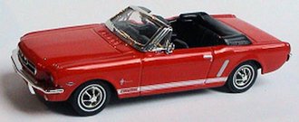 1965 Ford Mustang Convertible (Red) *** Minor Packaging Damage *** 1965 Ford Mustang Convertible (Red) *** Minor Packaging Damage ***
