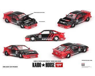 1:64 Toyota AE86 Sprinter Trueno Kaido ADVAN (Red/Black)