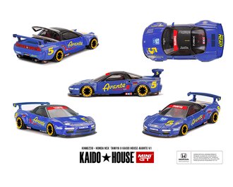 1:64 Honda NSX Tamiya X Kaido House Avante V1 (Blue) 1:64 Honda NSX Tamiya X Kaido House Avante V1 (Blue)