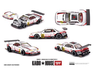 1:64 Nissan Silvia S13-R Circuit Spec V1 (White)