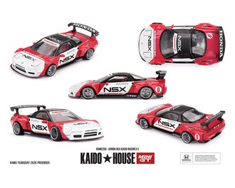 1:64 Honda NSX Kaido Racing V1 (Red/White)
