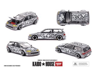 1:64 Honda Civic (EF) Kaido Manga V1 (Silver) 1:64 Honda Civic (EF) Kaido Manga V1 (Silver)