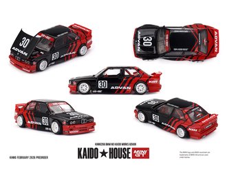 1:64 BMW M3 Kaido Works Advan (Black/Red)