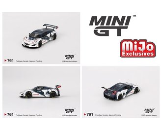 1:64 Honda NSX GT3 EVO AlphaTauri Yuki Tsunoda 2023 Red Bull Formula Nurburgring