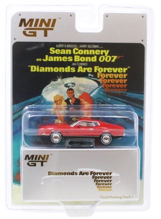 1:64 Ford Mustang Mach 1 James Bond 007 "Diamonds Are Forever" (English Packaging)
