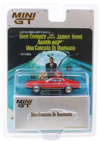 1:64 Ford Mustang Mach 1 James Bond 007 "Diamonds Are Forever" (Italian Packaging)