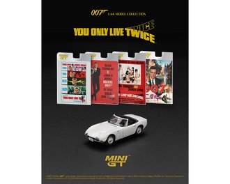 1:64 Toyota 2000GT Roadster "You Only Live Twice" (English Version Packaging)