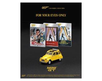 1:64 James Bond 007 Citroën 2CV "For Your Eyes Only" (English Packaging) 1:64 James Bond 007 Citroën 2CV "For Your Eyes Only" (English Packaging)
