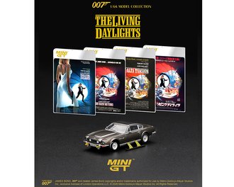 1:64 James Bond 007 Aston Martin V8 Vantage "The Living Daylights" Weapons On (English Packaging) 1:64 James Bond 007 Aston Martin V8 Vantage "The Living Daylights" Weapons On (English Packaging)