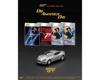 1:64 James Bond 007 - Aston Martin V12 Vanquish "Die Another Day" &ndash; English Packaging