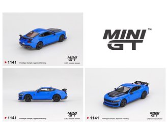 1:64 Ford Mustang Dark Horse 2024 (Grabber Blue)