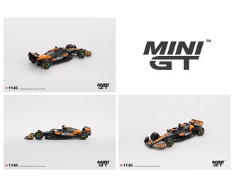 1:64 McLaren MCL38 #81 Oscar Piastri 2024 F1 2024 Hungarian GP Winner (Black/Orange)