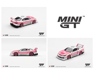 1:64 Nissan Silvia (S15) LB-Super Silhouette AMOCULTURE (White/Pink)