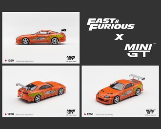 1:64 Fast & Furious - Toyota Supra BOMEX "The Fast and the Furious" (Brian O'Conner)