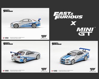 1:64 Nissan Skyline GT-R C-West "2 Fast 2 Furious" - Brian O'Conner