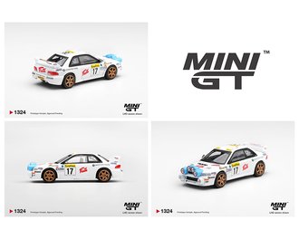 1:64 Subaru Impreza WRC98 #17 1999 Rally Monte-Carlo (White) 1:64 Subaru Impreza WRC98 #17 1999 Rally Monte-Carlo (White)