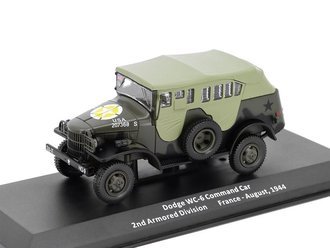 1:43 Dodge WC-6 Command Car - 2nd Armored Division, France - August 1944 1:43 Dodge WC-6 Command Car - 2nd Armored Division, France - August 1944