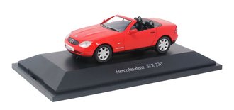 1:43 1996 Mercedes-Benz SLK 230 Roadster (Red) w/Convertible Top
