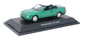 1:43 1998 Mercedes-Benz CLK Cabriolet Top Down (Green Metallic)