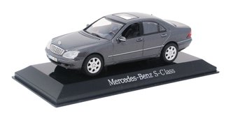 1:43 1998 Mercedes-Benz S-Class Sedan (Grey Metallic)