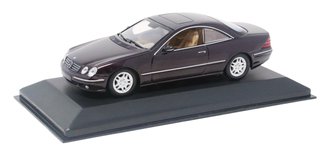 1:43 2000 Mercedes-Benz CL-Class CL500 Coupe (Almandin Black Metallic)