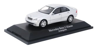 1:43 2000 Mercedes-Benz C-Class Avantgarde 4-Door Sedan (Silver)
