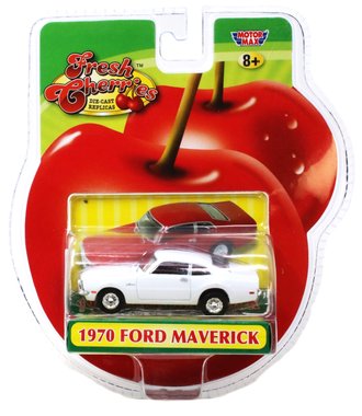 1:64 Fresh Cherries - 1970 Ford Maverick (White)