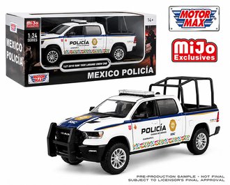1:27 2019 RAM Pickup Truck "Policia Ciudad De Mexico" 1:27 2019 RAM Pickup Truck "Policia Ciudad De Mexico"