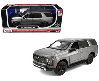 1:24 2025 Chevrolet Tahoe PPV Builder Kit (Dark Gray - Undecorated)