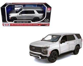 1:24 2025 Chevrolet Tahoe PPV Builder Kit (Silver - Undecorated)