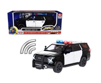 1:24 Lights & Sound - 2025 Chevrolet Tahoe PPV Builder Kit (Black/White - Undecorated)
