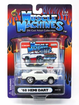 1:64 Dodge Hemi Dart (White)