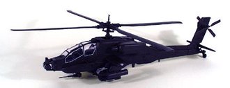 U.S. Apache Helicopter (Cobalt Blue) U.S. Apache Helicopter (Cobalt Blue)