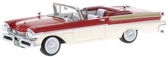 1:43 1957 Mercury Turnpike Convertible (Red/White)
