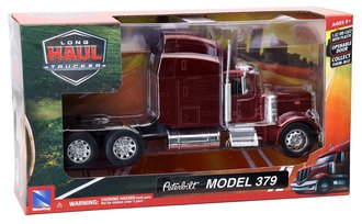 1:32 Peterbilt Model 379 Sleeper Tractor (Burgundy)
