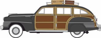 1:87 1942 Chrysler Town & Country Woody Wagon (Black)