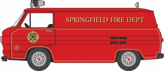 1:87 1961 Chevrolet Corvair 95 Corvan "Springfield Fire Dept."