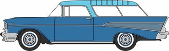 1:87 1957 Chevrolet Nomad (Larkspur Blue/Harbor Blue)