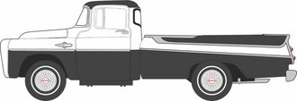 1:87 1957 Dodge D100 Sweptside Pickup (Charcoal Metallic/Glacier White) 1:87 1957 Dodge D100 Sweptside Pickup (Charcoal Metallic/Glacier White)