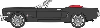 1:87 1965 Ford Mustang Convertible (Raven Black/Red) 1:87 1965 Ford Mustang Convertible (Raven Black/Red)