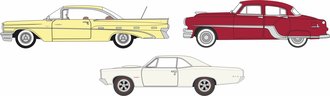 1:87 Pontiac 100th Anniversary (2026) 3-Piece Set - Rocket 88, Bonneville Coupe & GTO